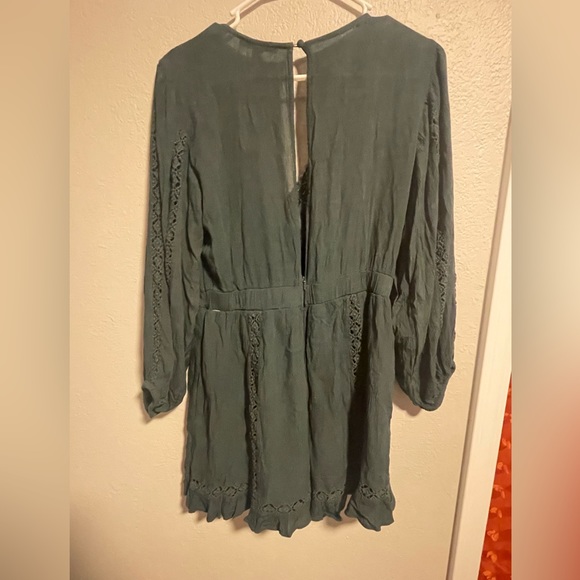 Emerald Green American Eagle Romper - Picture 4 of 5